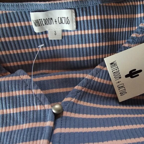 NWT WHITEROOM & CACTUS (S) A-Line Striped Dress - Picture 6 of 8